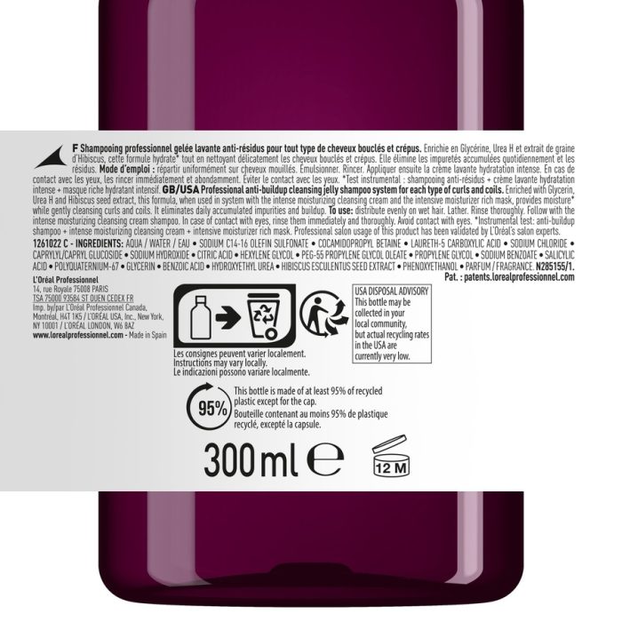 L´Oréal Professionnel Curl Expression Anti-Buildup Cleansing Jelly - Afbeelding 4