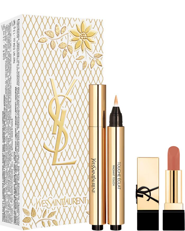 Yves Saint Laurent Touche Éclat Concealer en Mini Rouge Pur Couture Nude Muse - Cadeauset