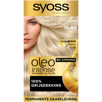 Syoss Oleo Intense Haarverf 10-50 Licht Asblond