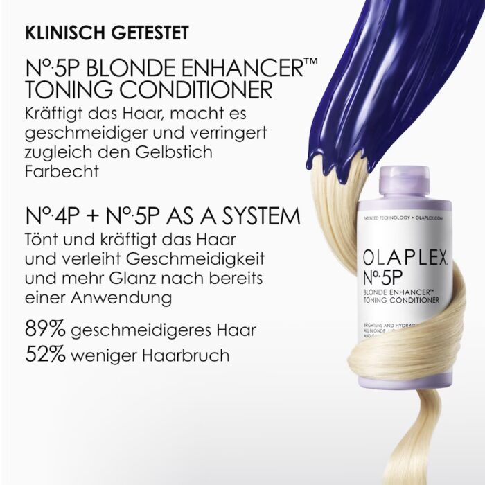 Olaplex N°.5P Blonde Enhancer Toning Conditioner - Afbeelding 5