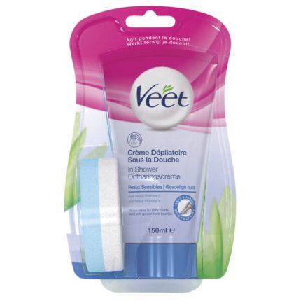 Veet In-Shower Ontharingscrème voor de Gevoelige Huid