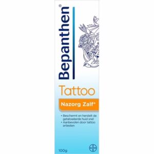 Bepanthen Tattoo Zalf - verantwoorde zorg en beschermt - getatoeeerde huid - 100 gram